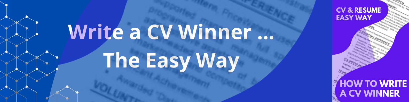 ARE YOU A CV WINNER!